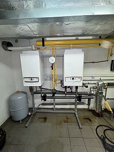 Rekonstrukce plynové kotelny a montáž plynových kotlů Immergas na Jiráskově chatě na Dobrošově